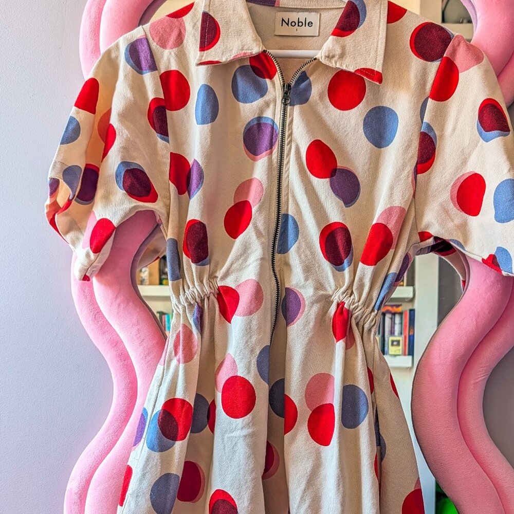 Women's Noble Utility Dress Polka Dots